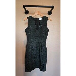 Luxology cocktail dress women's size 2 Deep Green Color‎